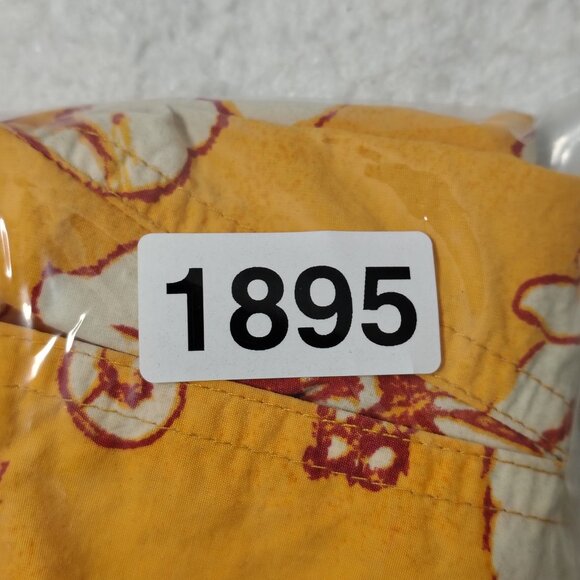 VINTAGE Patagonia Baggies Womens Orange Yellow Hibiscus Floral Print Swim Trunks - Picture 13 of 13